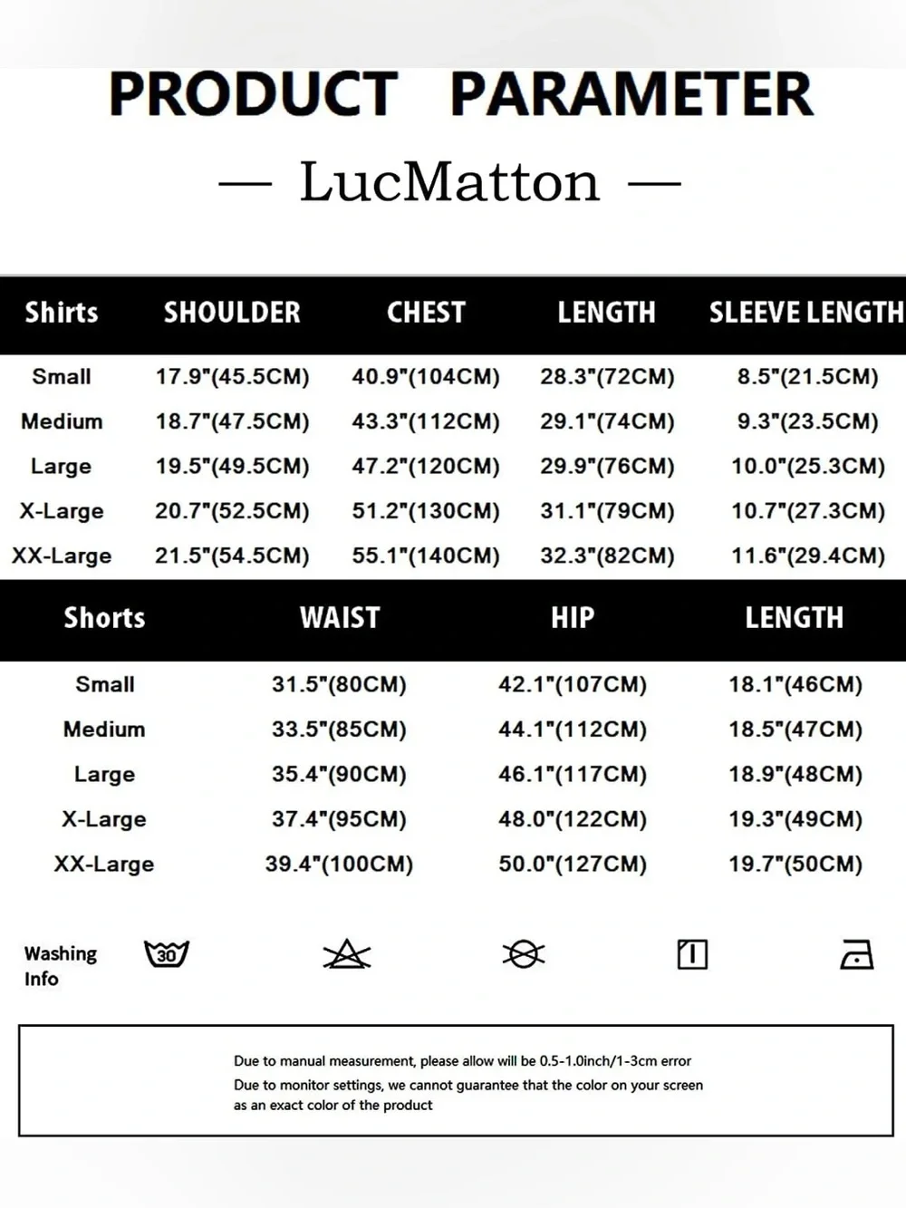 LucMatton Set Black Rose Short Sleeve Button-Down & Shorts